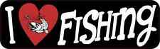 10X3 I Love Fishing Magnet Vinyl Magnetic Truck Magnets Sports Bumper Decal picture