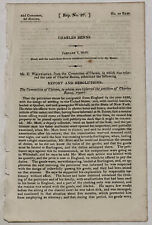 RARE 1833 WAR CLAIMS COMMITTEE WAR OF 1812 REPORT WHITEHALL NEW YORK, STEAMBOAT picture