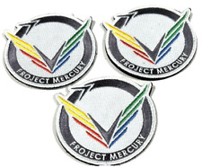 Nasa Project Mercury Mission Patch Hook & Loop 2-Piece (3-Pack) picture