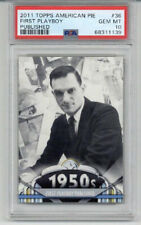 2011 TOPPS AMERICAN PIE FIRST PLAYBOY PUBLISHED HUGH HEFNER PSA 10 POP 1 RARE picture
