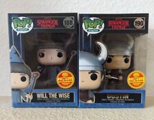 Funko Digital POP Stranger Things Dustin 190 & Will The Wise 188 LE In Hand  picture