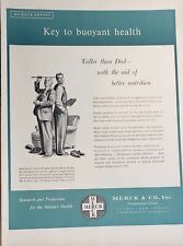 Lot 3 Vintage Merck Sharp & Dohme Print Ads Measles only Gave her Spots picture