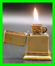 Vintage Gold-Tone Park Sherman Petrol Table Lighter - In Working Condition - HTF picture