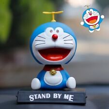 Cute Doraemon Robot Cat Happy laugh Bobblehead Action Figure Anime Toys Gift picture