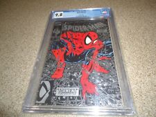 SPIDER-MAN #1 BLACK&SILVER CGC 9.8 WP picture