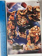 1995 Marvel Metal Promo Oversized THING Print | Combined Shipping B&B picture