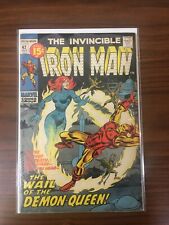 THE INVINCIBLE IRON MAN #42 October 1971 Vintage Avengers.     (C) picture