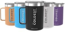 The Coldest Coffee Mug - Stainless Steel Super Insulated Travel Mug- 10 oz picture