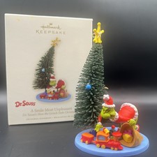 Hallmark Dr. Seuss A Smile Most Unpleasant Grinch Stole Christmas Ornament 2008 picture