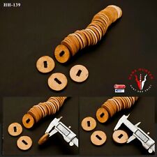 30 Pcs Stacked Leather Washers / Rings For Knife Making Handles - Knife Supplies picture