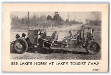 c1905 See Lake Hobby Lake Tourist Camp Pleasantville New Jersey Vintage Postcard picture