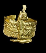 Rare Handmade Egyptian arm cuff of Maat the goddess of justice & truth picture