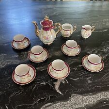 Empress by Haruta Japan Tea Set Gold Trim 15 piece Great Condition picture