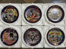 Mickey Mouse Through The Years Commemorative Plates Set Of 6 picture