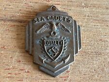 Sea Cadets Loyalty Medal FOB Pendant Johnson National New York Vintage Navy picture