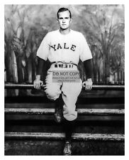 PRESIDENT GEORGE H.W. BUSH YALE BASEBALL PLAYER PORTRAIT 1948 8X10 B&W PHOTO picture