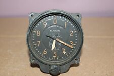 Vintage WWII Aircraft Kollsman Altitude Gauge Instrument Type C-5 US Army picture