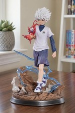 Hunter x Hunter Killua Zoldyck Figure 27cm 10.6in Lightning Anime Statue Gift picture
