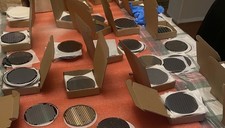 Vintage Semiconductor  Collection- 20  Circuit  Wafers- 1980’s-1990’s -3 dia- picture