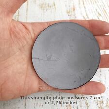 Shungite plate EMF protection Big size Deflector Disk Real shungite stone, Tolvu picture