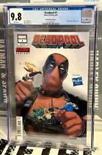 Deadpool #1 CGC 9.8 Woods Micronauts Toy Variant Cover Marvel Ellie Death Grip picture