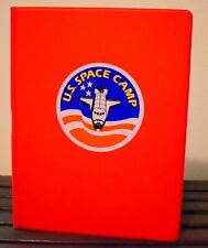 🚀Vintage US Space Camp Note Pad Holder-RARE Very Good Condition 🚀 Notebook picture