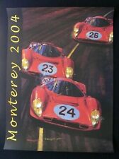 1967 24 Hours Daytona FERRARI 330 P3 P3/4 412 P 2004 Monterey Poster ROWE SIGNED picture