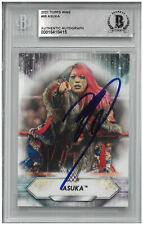 Asuka Signed Autograph Slabbed 2021 WWE Topps Card Beckett BAS picture
