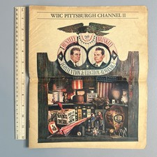 Vintage 1964 WIIC NBC Election Almanac Huntley Brinkley RCA 3301 Computer Tech picture