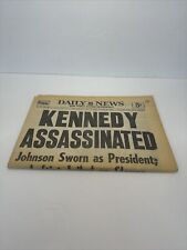 NY DAILY NEWS November 23, 1963 KENNEDY ASSASSINATED picture