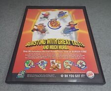 Rocket Power Burger King Nickelodeon Print Ad 2002 Framed 8.5x11  Wall Art  picture