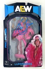 Nature Boy RIC FLAIR Signed AEW Action Wrestling Figure AUTO - BAS picture