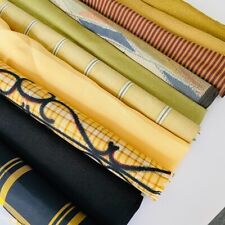 Bundle #Y Happiness Vintage Silk Fabric Scraps Japanese Kimono Fabrics picture