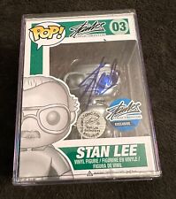 Stan Lee Funko Pop 2015 - 03 Platium/Silver Superhero - Stan Lee Signed picture