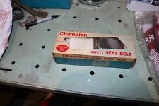 vintage 1960s NOS Champion brand automobile seat belt custom hot rod picture