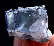 57g Natural Phantom Window Purple Fluorite Mineral Specimen/Yaogangxian  China picture
