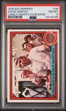 1978 DONRUSS SGT. PEPPERS LONELY HEARTS CLUB BAND STEVE MARTIN #36 PSA 8, POP 2 picture