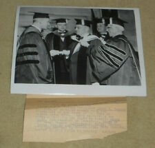 1958 Press Photo Former President Truman Receives Honorary NY University Degree picture