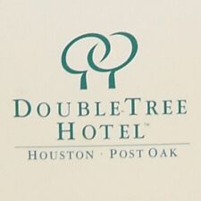 1998 DoubleTree Hotel Room Service Menu Hilton Post Oak Houston Texas #2 picture