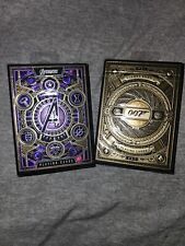 (2) Theory 11 Avengers & James Bond 007 Playing Cards New & Sealed  picture