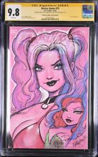 Harley Quinn Poison Ivy Tattoo Full Cover Sketch OA Szerdy Sabine Rich CGC 9.8 picture