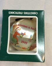 VTG Christmas Is For Giving 1993 Collectible Christmas Tree Ornament picture
