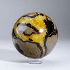 Polished Septarian Sphere from Madagascar (2.9 lbs) picture