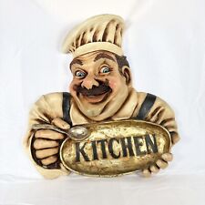 Welcoming Chef Vintage Wall Plaque Kitchen Restaurant Home Decor Stunning picture