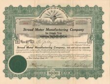 Stroud Motor Manufacturing Co. - Automotive Stocks picture