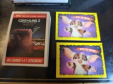 1990 Topps Gremlins 2 The New Batch Complete Card Set (1-88) & Sticker Set A & B picture