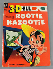 3-D ELL ROOTIE KAZOOTIE 3D COMIC BOOK 💫 NO ORIGINAL GLASSES GOLDEN AGE 1953 VTG picture