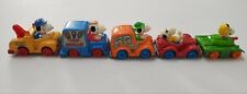 LOT OF5 VINTAGE SNOOPY CARS 1958-1966, TOWING,ICE CREAM,TAXI, RELAX CAR AND TANK picture