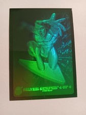1994 MARVEL UNIVERSE SILVER SURFER HOLOGRAM CARD 4 OF 4 picture