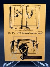 1995 Topps The X-Files Season 1 #57 Parasitic Worms Ice Episode Storyboard Card  picture